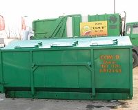 Kontener KP do odbioru zmieszanych odpadów komunalnych