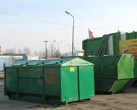 Kontenery typu KP do odbioru zmieszanych odpadów komunalnych